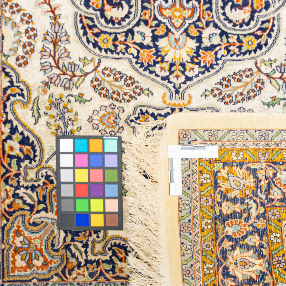 Hand Knotted Antique Wool Rug 76"x50"