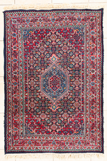 Hand Knotted Wool Rug 74"x46"