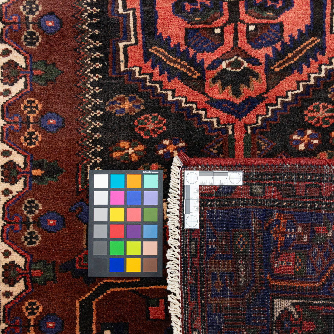 HK Wool Hamadan Persian Rug 55"x94"