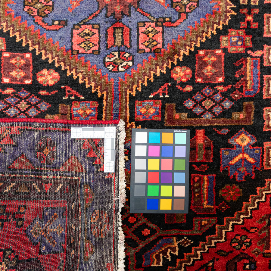 Hand Knotted Wool Zanjan Persian Rug 86"x47"