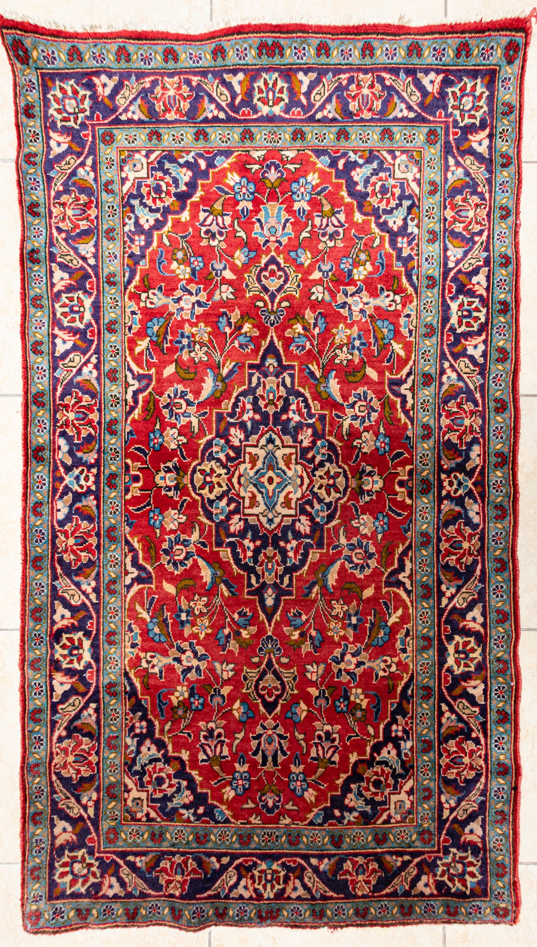 Hand Knotted Wool Ardakan Persian Rug 69"x38"