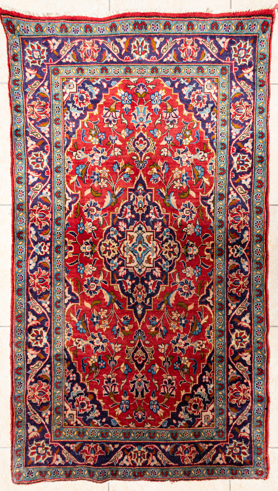 Hand Knotted Wool Ardakan Persian Rug 69"x38"