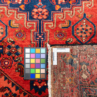 Hand Knotted Wool Zanjan Persian Rug 55"x88"