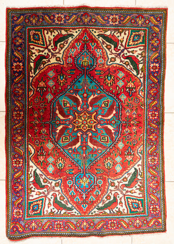 Hand Knotted Wool Tabriz Persian Rug