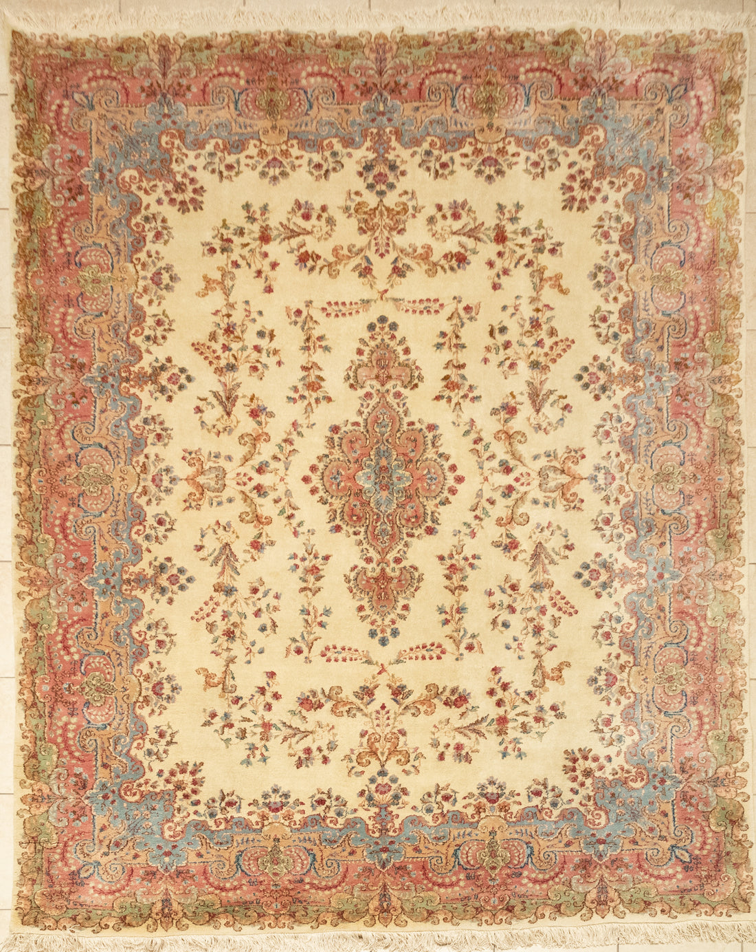 Hand-Knotted Wool Rug 11'6" x 8'9"