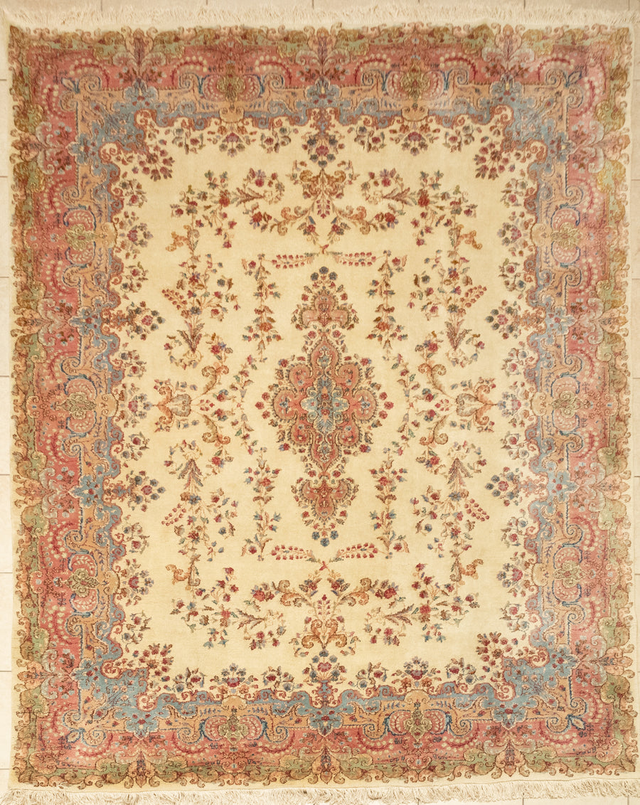 Hand-Knotted Wool Rug 11'6" x 8'9"