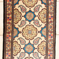 Hand Knotted Wool Ardabil Persian Runner   82"x27"