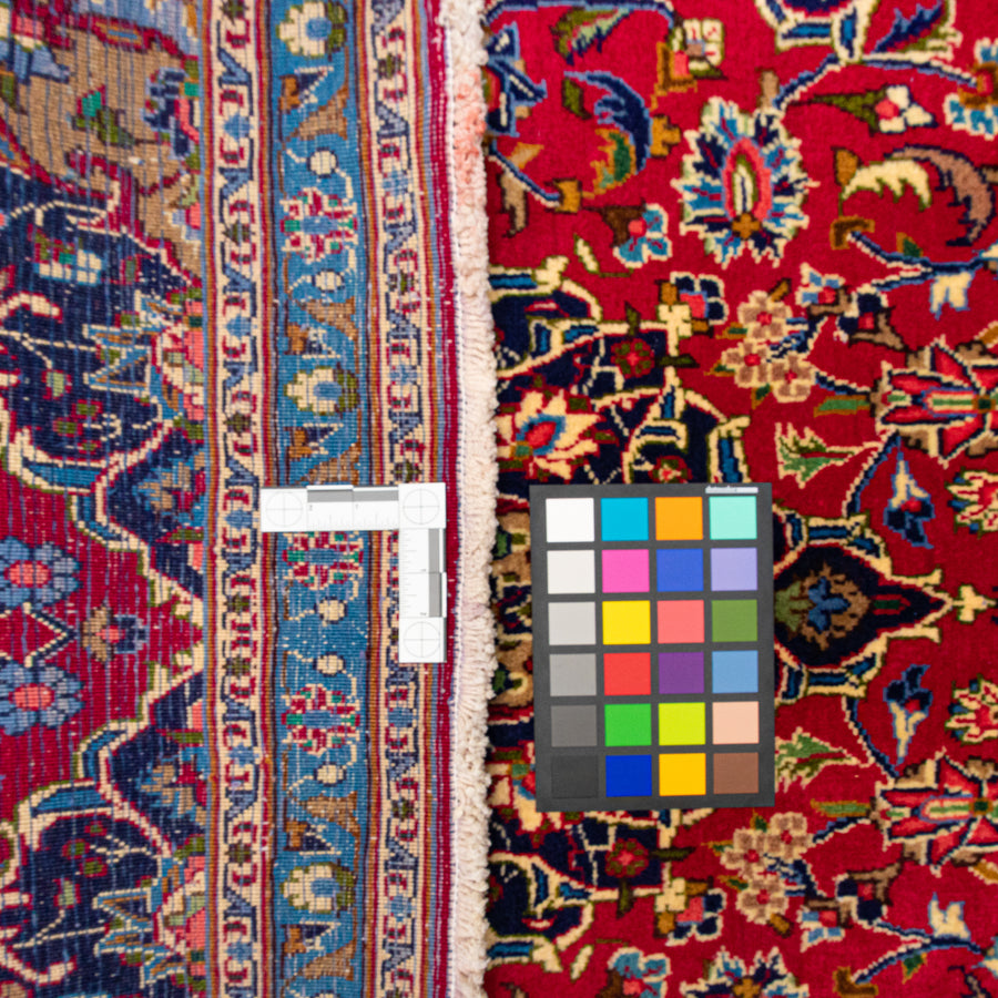 Hand Knotted Wool Kashmari Persian Rug     86"x43"