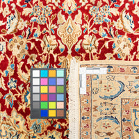 Hand Knotted Wool Nain Persian Rug             85"x47"