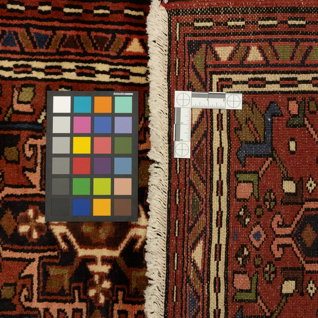 Hand-Knotted Wool Karajeh Runner 9'7" x 2'5"
