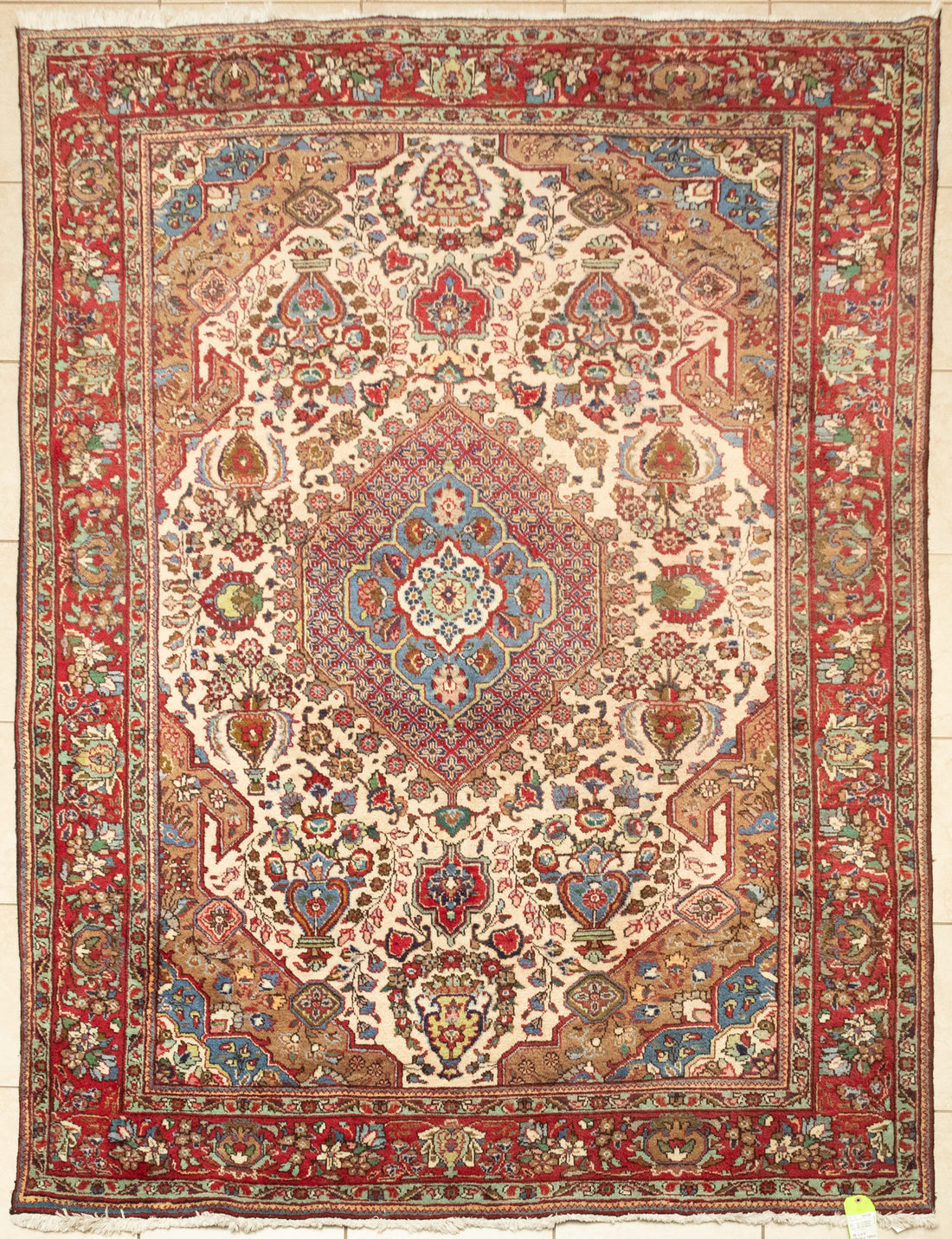 Hand-Knotted Wool Rug 10' x 6'6"