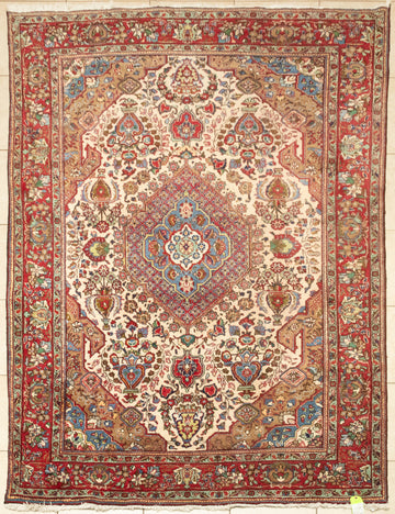 Hand-Knotted Wool Rug 10' x 6'6"