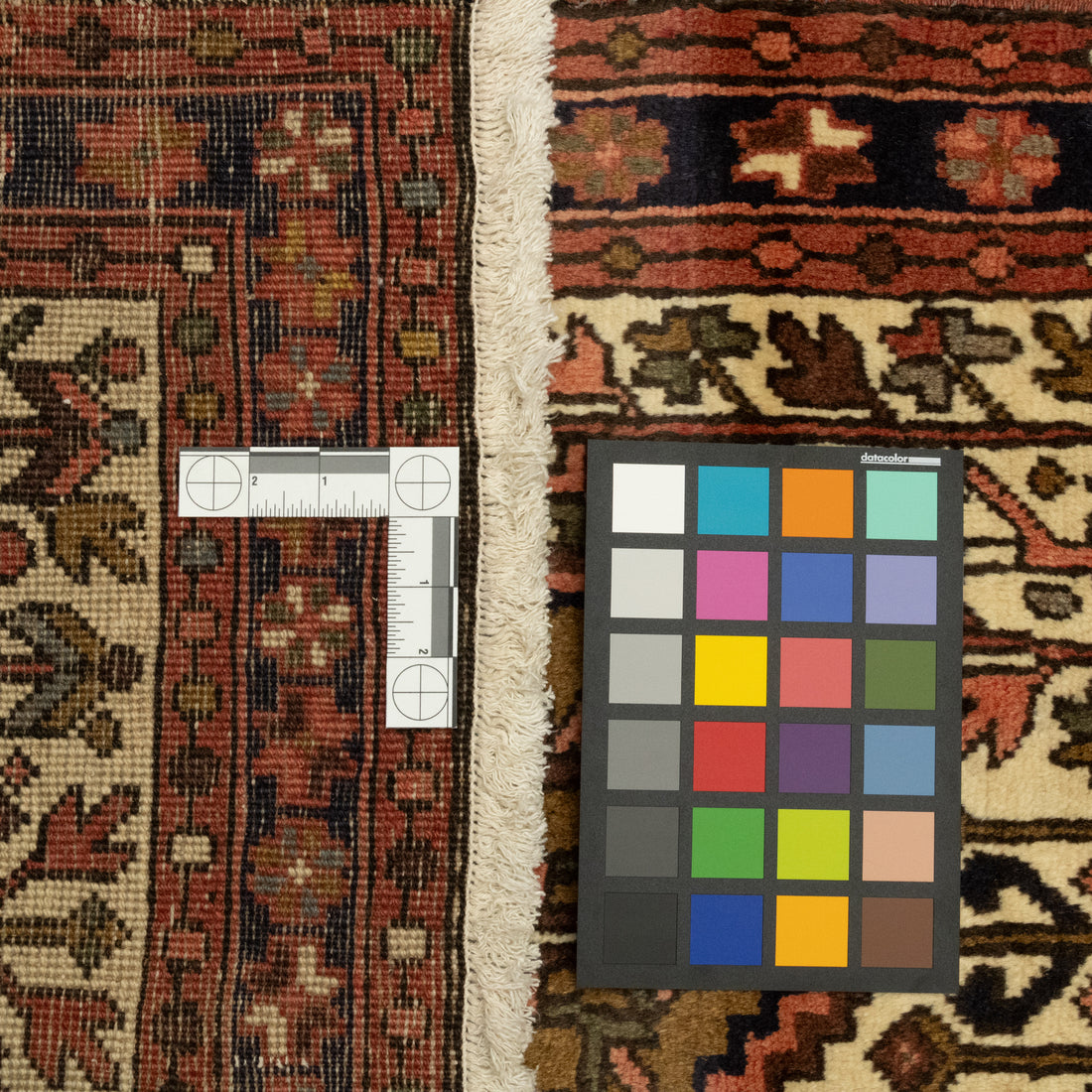 Hand-Knotted Wool Karajeh Runner 10'6" x 2'5"