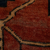 Hand-Knotted Wool Kurdish Rug 7'1" x 4'9"