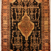 Hand-Knotted Wool Hosseinabad Rug 8'11" x 4'5"