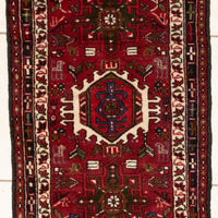 Hand-Knotted Wool Rug 39" x 24"