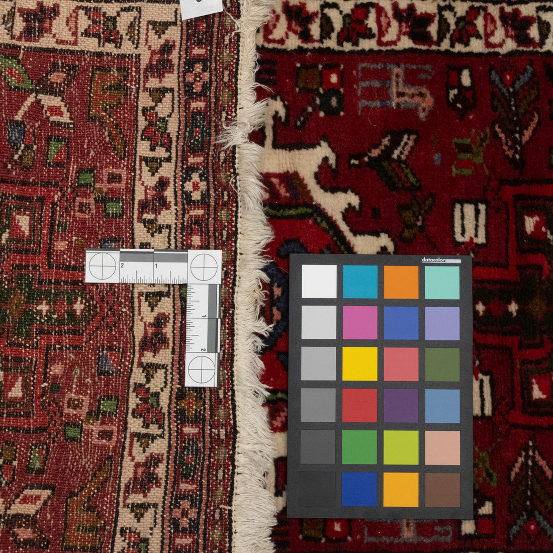 Hand-Knotted Wool Rug 39" x 24"