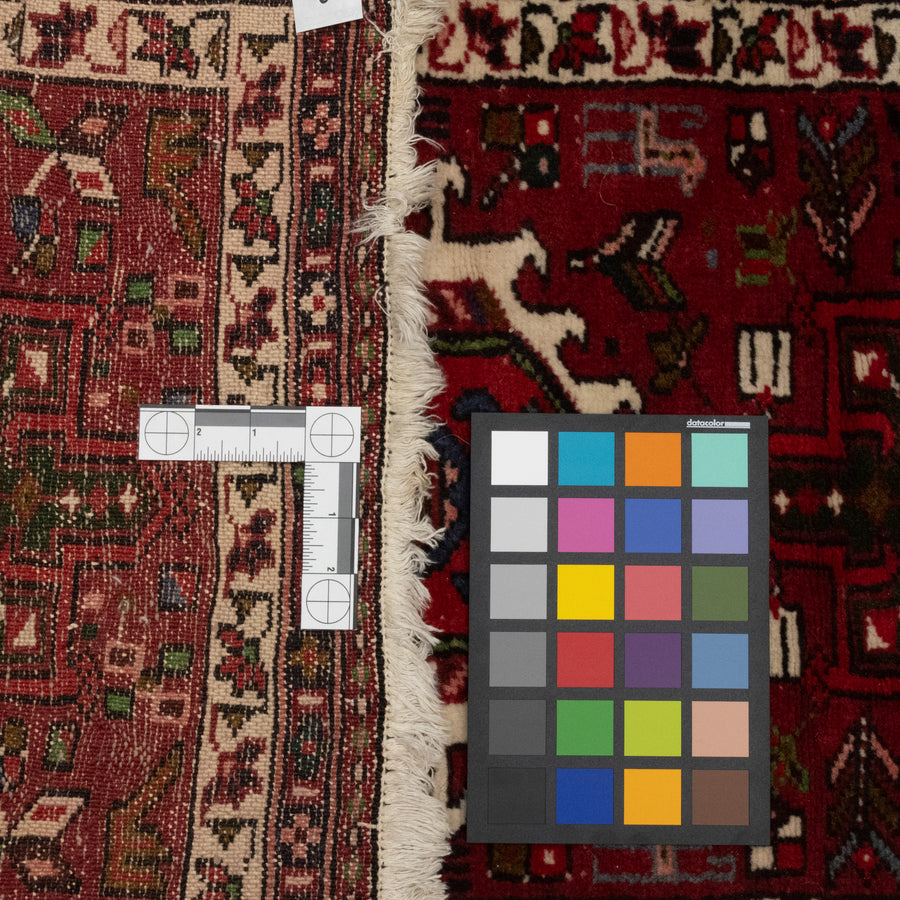 Hand-Knotted Wool Rug 39" x 24"