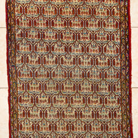 Antique Wool Abaden Kashkei 4'8" x 3'4"
