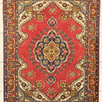 Hand-Knotted Wool Tabriz Rug 6'5" x 4'5"
