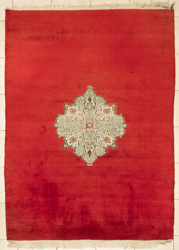 Hand-Knotted Wool Rug 9'7" x 6'5"