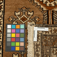 Wool Hand-Knotted Gabbeh Rug 6'7" x 3'9"