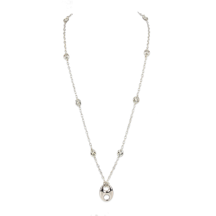 STEFANI ST. JACQUES Sterling Silver Mariner Link Necklace