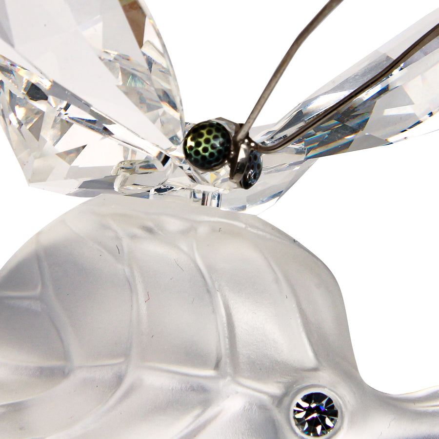 SWAROVSKI Butterfly on Leaf Figurine 182920