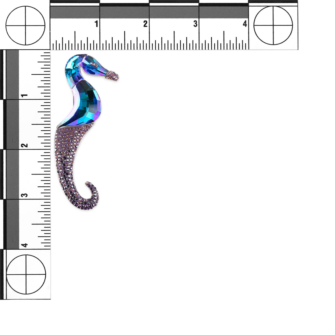 SWAROVSKI Seahorse Brooch