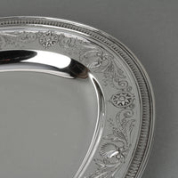 TIFFANY & CO. Shell & Scroll Sterling Silver Platter
