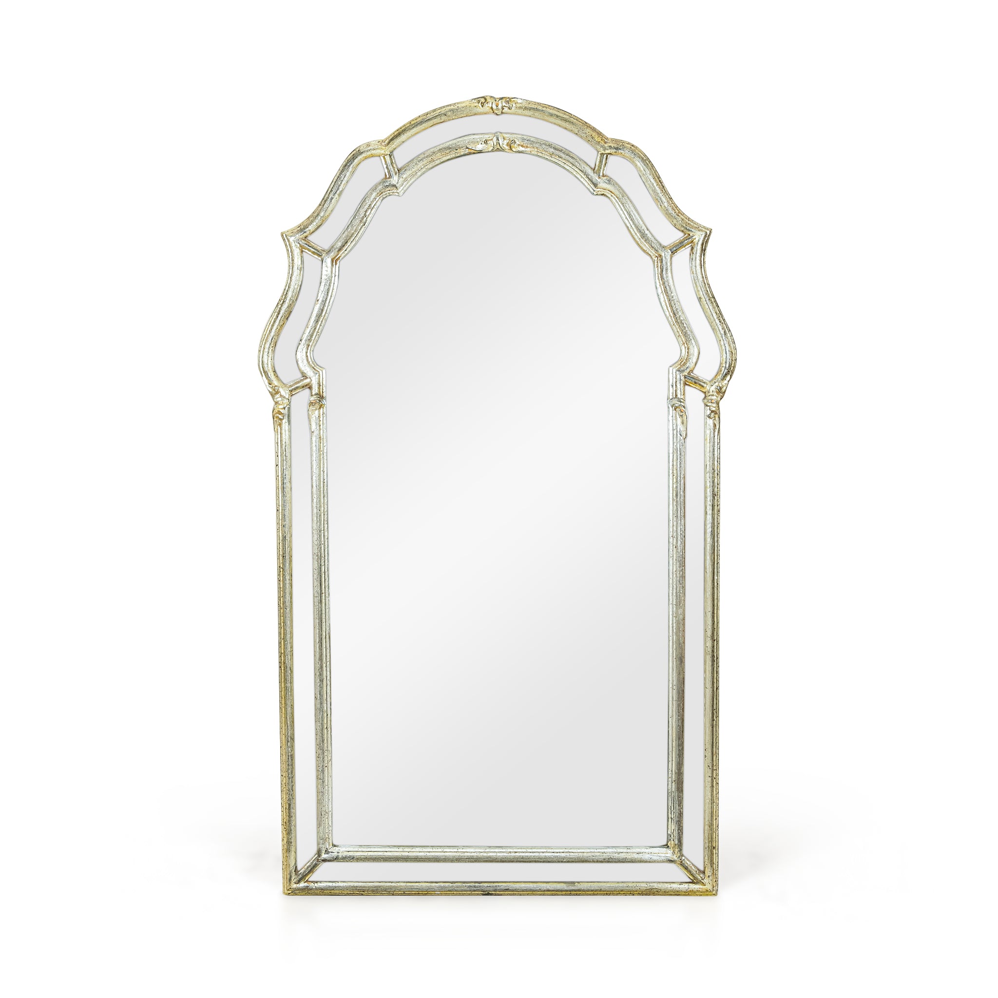 Silver Gilt Arch Top Mirror Around The Block