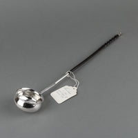 George II Shilling Silver Toddy Ladle with Baleen Twist Handle