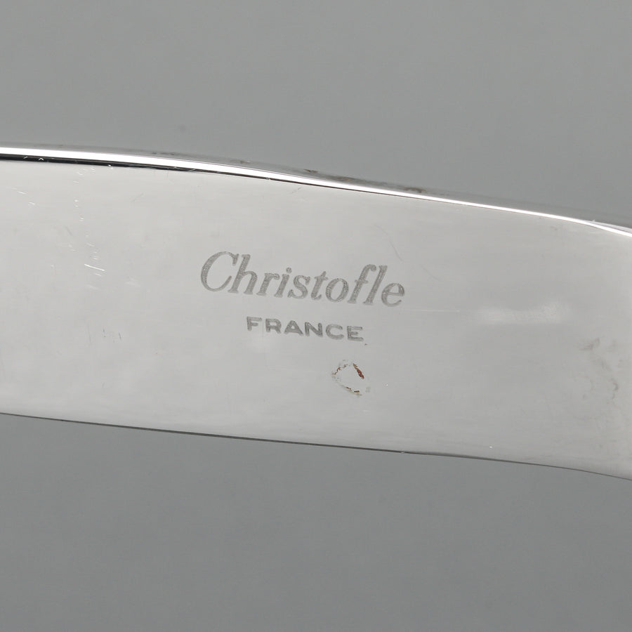 CHRISTOFLE Silverplate Perles Flatware - 8 Place Settings
