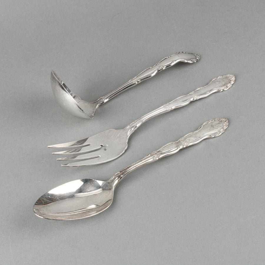 1881 ROGERS Flirtation Silverplate Flatware - 8 Place Settings +