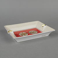 CHRISTOFLE Palanlquin Porcelain Ashtray
