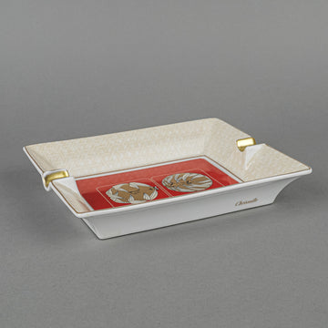 CHRISTOFLE Palanlquin Porcelain Ashtray