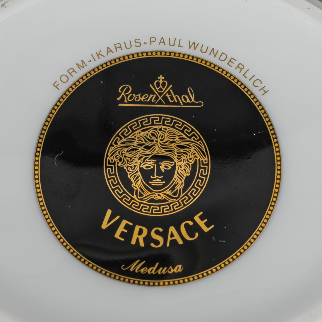 ROSENTHAL VERSACE Medusa Red Gravy Boat & Undertray