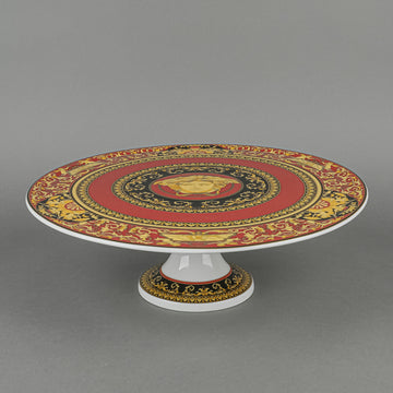 ROSENTHAL VERSACE Medusa Red Cake Stand
