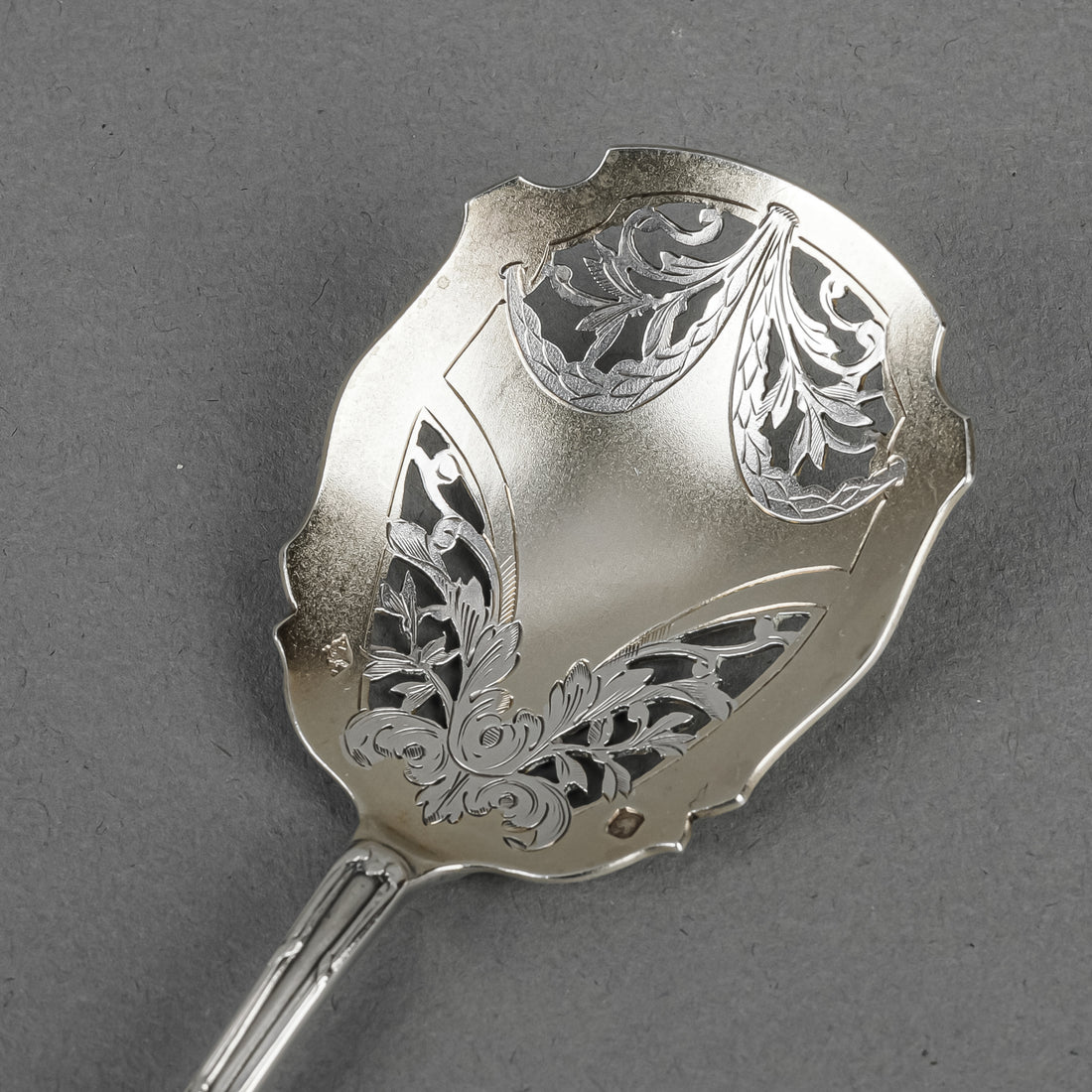 LOUVRE SOCIETY Vermeil 925 Sterling Serving Utensils  3 Pieces