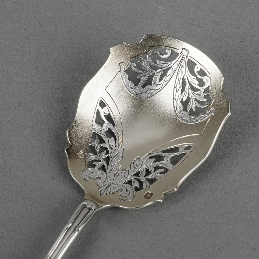 LOUVRE SOCIETY Vermeil 925 Sterling Serving Utensils  3 Pieces