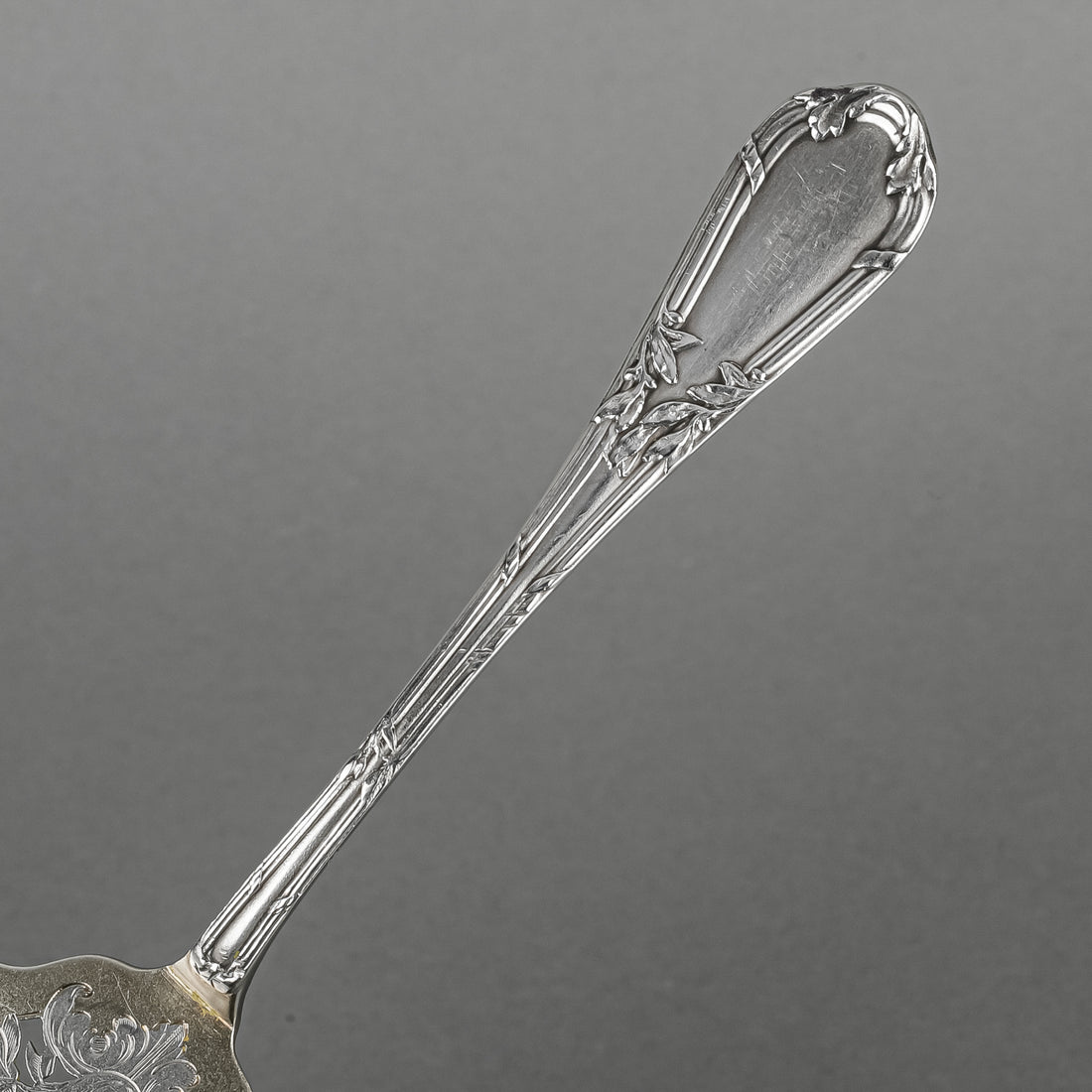 LOUVRE SOCIETY Vermeil 925 Sterling Serving Utensils  3 Pieces