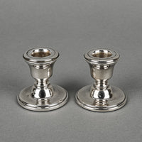 ARI D NORMAN Sterling Candle Holders Set Of 2