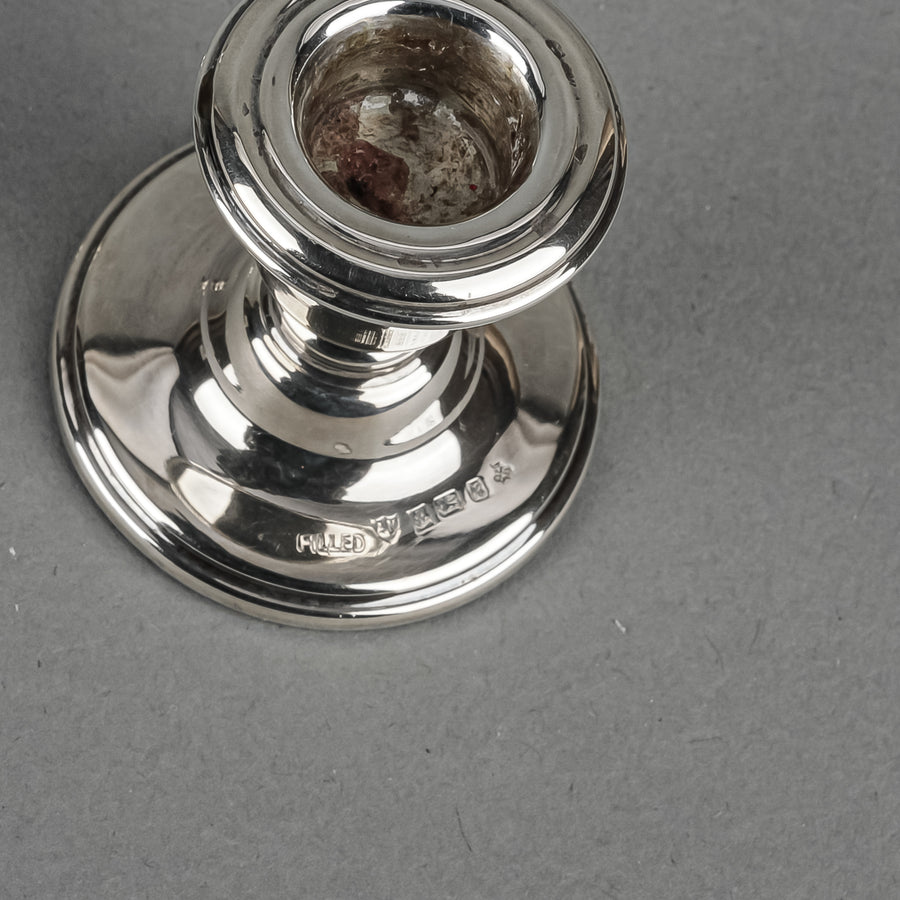 ARI D NORMAN Sterling Candle Holders Set Of 2