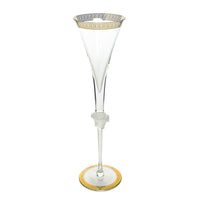 ROSENTHAL VERSACE Medusa Lumiere Champagne Flutes Set of 2