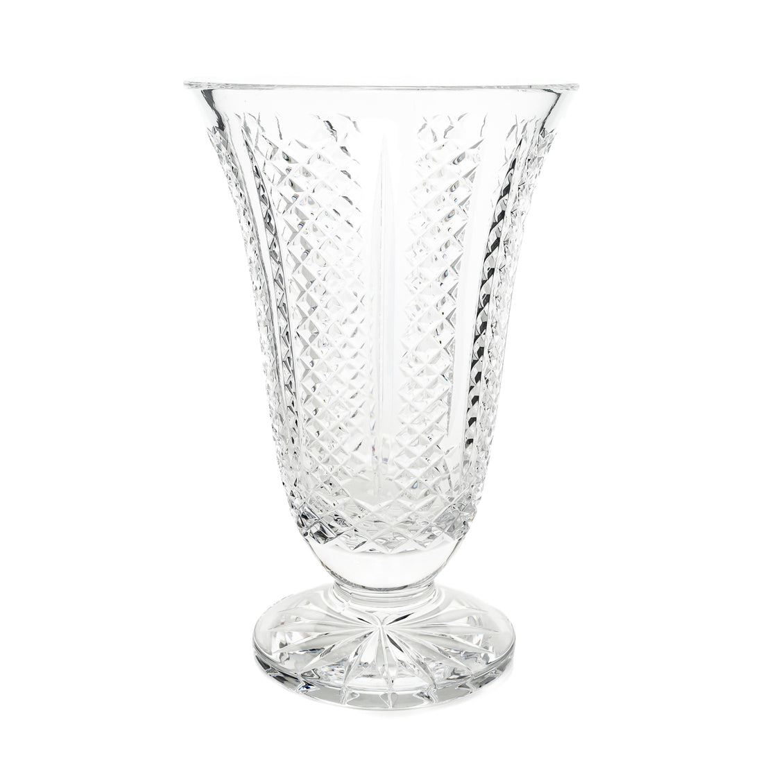 WATERFORD Hibernia Footed Trumpet Vase
