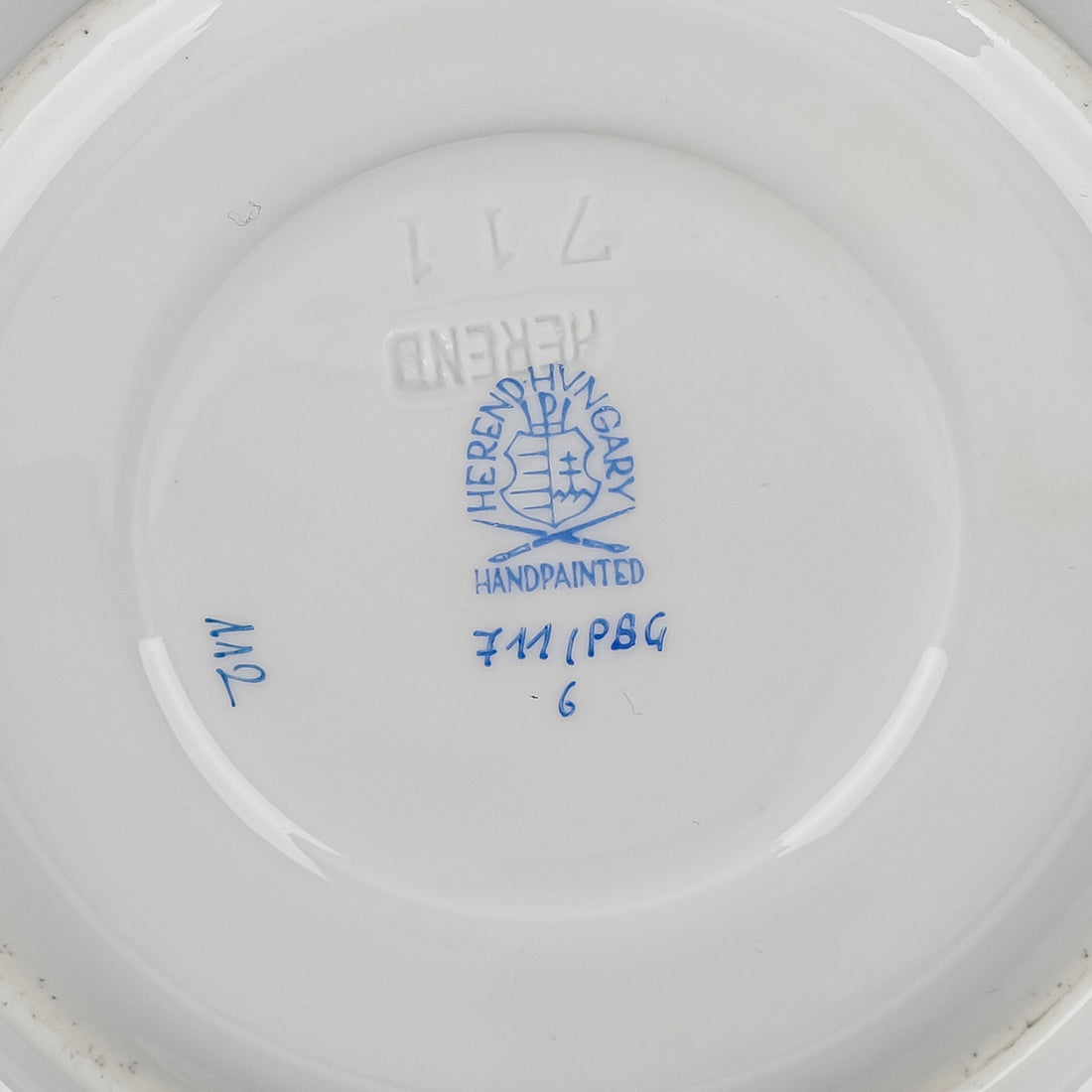 HEREND Blue Garland Espresso Demitasse & Saucer