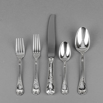 CHRISTOFLE Marly Silverplate Flatware 38 Pieces