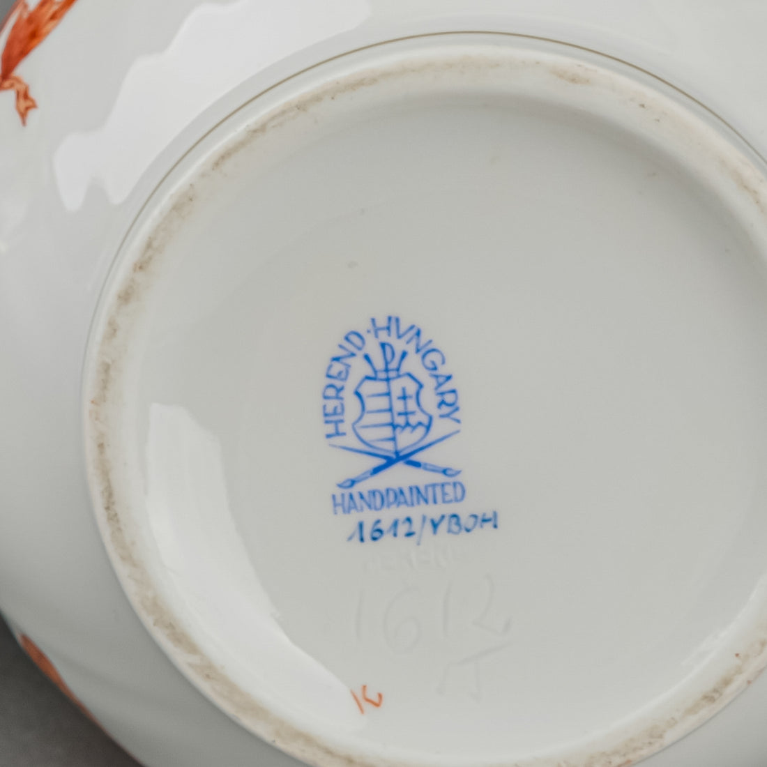 HEREND Fortuna Rust Coffee Set 29 Pieces