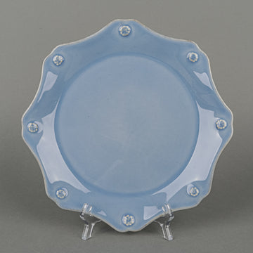 JULISKA Berry And Thread Chambray Blue Salad/Dessert Plates Set Of 4