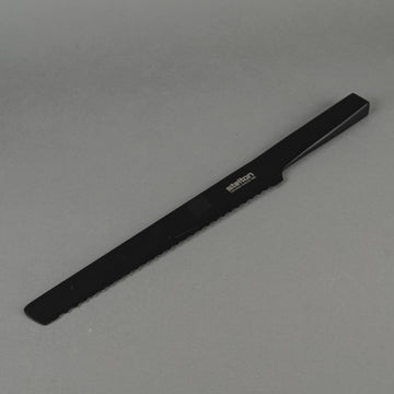 STELTON Pure Black Stainless Steel Bread Knife